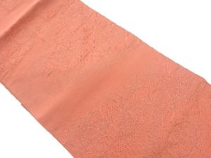 綴れ切り嵌め風波に華文・花菱模様織出し名古屋帯